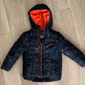 4T boy Black and Orange winter jacket